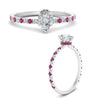 Load image into Gallery viewer, three-fourth-under-halo-pear-shaped-diamond-engagement-ring-with-pink-sapphire-in-FD9168PERGSADRPIANGLE3-NL-WG