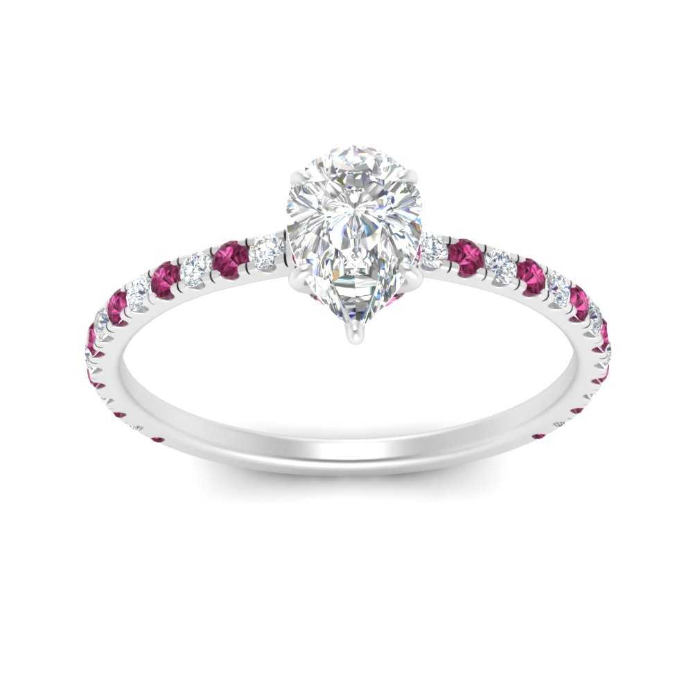 three-fourth-under-halo-pear-shaped-diamond-engagement-ring-with-pink-sapphire-in-FD9168PERGSADRPIANGLE3-NL-WG