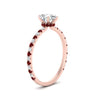 Load image into Gallery viewer, three-fourth-under-halo-pear-shaped-diamond-engagement-ring-with-ruby-in-FD9168PERGRUDRANGLE3-NL-RG