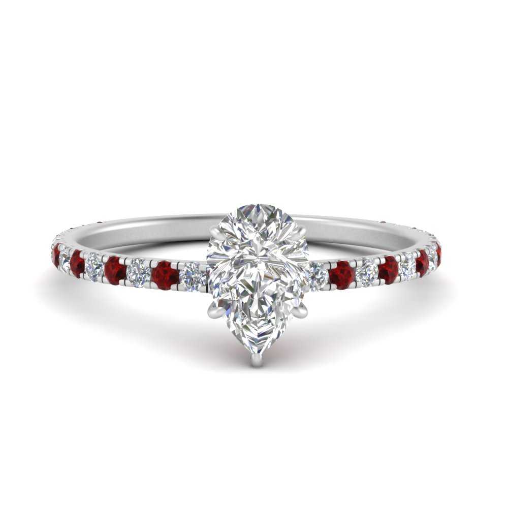 three-fourth-under-halo-pear-shaped-diamond-engagement-ring-with-ruby-in-FD9168PERGRUDRANGLE3-NL-WG