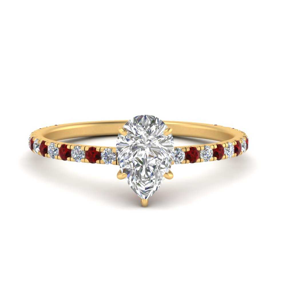 three-fourth-under-halo-pear-shaped-diamond-engagement-ring-with-ruby-in-FD9168PERGRUDRANGLE3-NL-YG