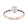 Load image into Gallery viewer, three-fourth-under-halo-pear-shaped-diamond-engagement-ring-with-sapphire-in-FD9168PERGSABLANGLE3-NL-RG