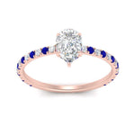 Load image into Gallery viewer, three-fourth-under-halo-pear-shaped-diamond-engagement-ring-with-sapphire-in-FD9168PERGSABLANGLE3-NL-RG
