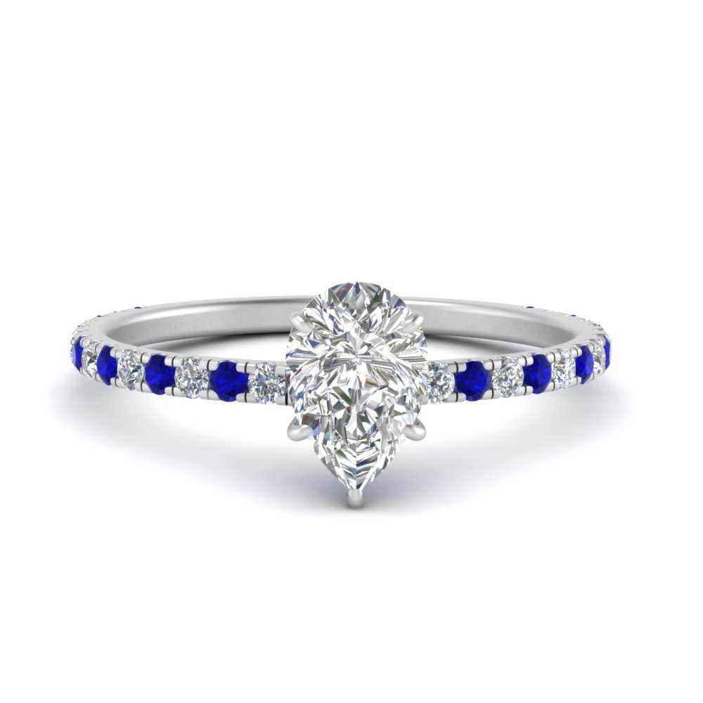 three-fourth-under-halo-pear-shaped-diamond-engagement-ring-with-sapphire-in-FD9168PERGSABLANGLE3-NL-WG