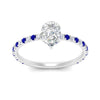 Load image into Gallery viewer, three-fourth-under-halo-pear-shaped-diamond-engagement-ring-with-sapphire-in-FD9168PERGSABLANGLE3-NL-WG