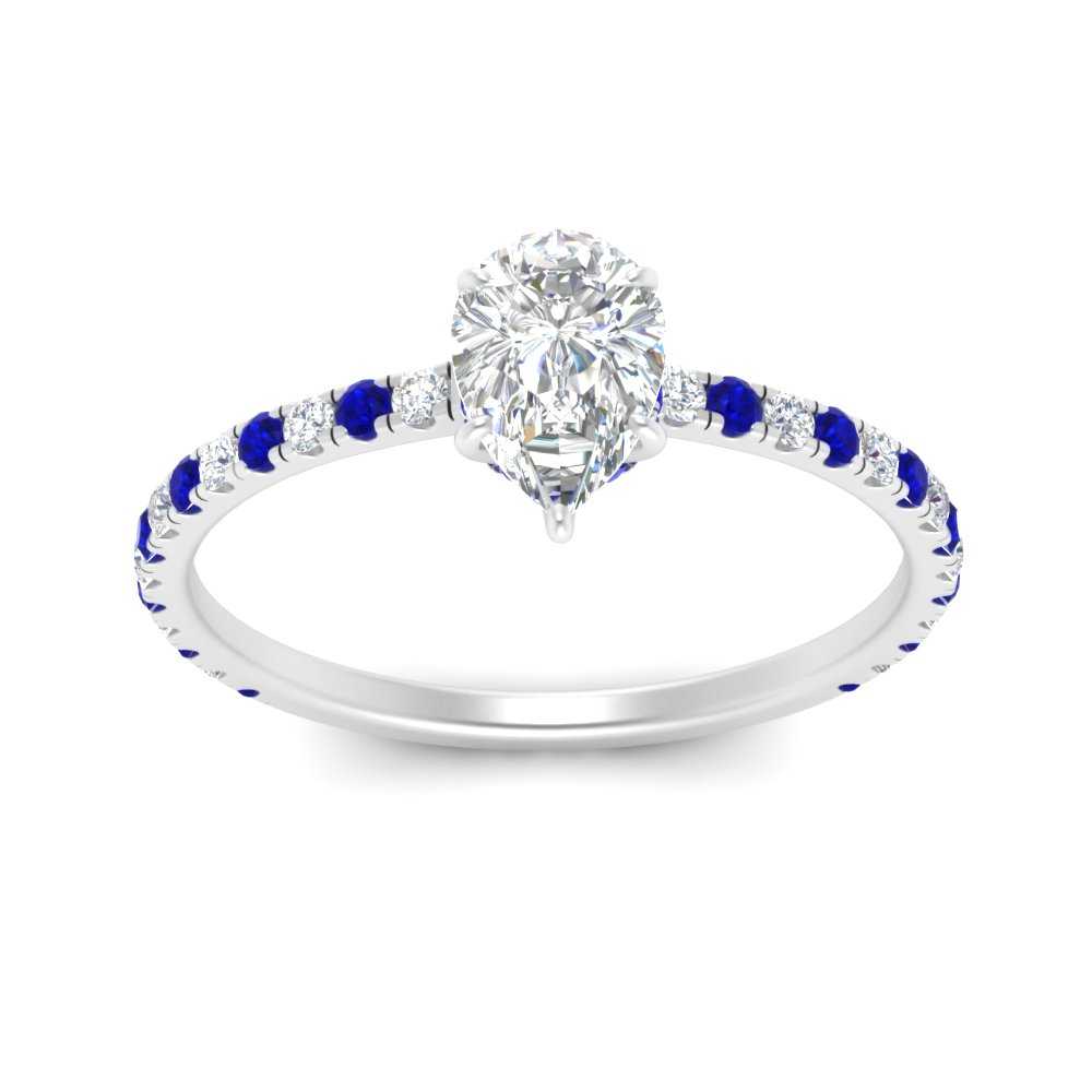 three-fourth-under-halo-pear-shaped-diamond-engagement-ring-with-sapphire-in-FD9168PERGSABLANGLE3-NL-WG