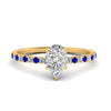 Load image into Gallery viewer, three-fourth-under-halo-pear-shaped-diamond-engagement-ring-with-sapphire-in-FD9168PERGSABLANGLE3-NL-YG