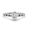 Load image into Gallery viewer, three-fourth-under-halo-pear-shaped-engagement-ring-with-black-diamond-in-FD9168PERGBLACKANGLE3-NL-WG