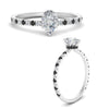 Load image into Gallery viewer, three-fourth-under-halo-pear-shaped-engagement-ring-with-black-diamond-in-FD9168PERGBLACKANGLE3-NL-WG
