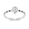 Load image into Gallery viewer, three-fourth-under-halo-pear-shaped-engagement-ring-with-black-diamond-in-FD9168PERGBLACKANGLE3-NL-WG