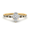 Load image into Gallery viewer, three-fourth-under-halo-pear-shaped-engagement-ring-with-black-diamond-in-FD9168PERGBLACKANGLE3-NL-YG