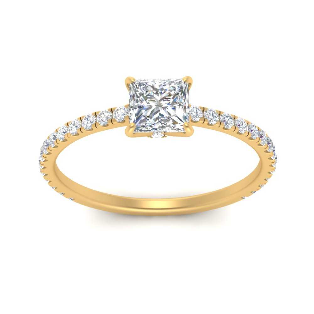 three-fourth-under-halo-princess-cut-diamond-engagement-ring-in-FD9168PRRANGLE3-NL-YG
