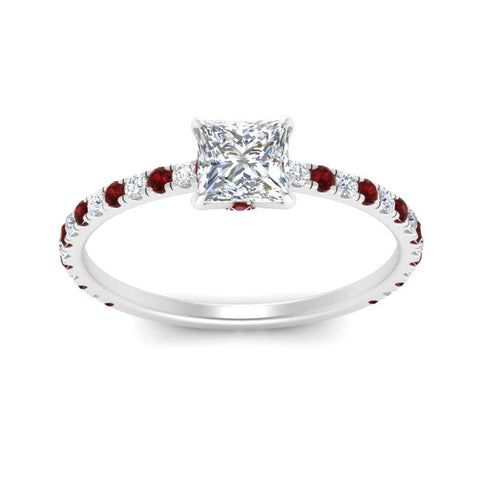 three-fourth-under-halo-princess-cut-diamond-engagement-ring-with-ruby-in-FD9168PRRGRUDRANGLE3-NL-WG