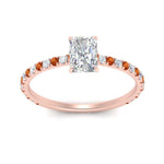 Load image into Gallery viewer, three-fourth-under-halo-radiant-cut-diamond-engagement-ring-with-orange-sapphire-in-FD9168RARGSAORANGLE3-NL-RG
