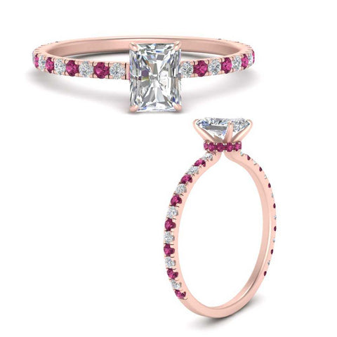 three-fourth-under-halo-radiant-cut-diamond-engagement-ring-with-pink-sapphire-in-FD9168RARGSADRPIANGLE3-NL-RG