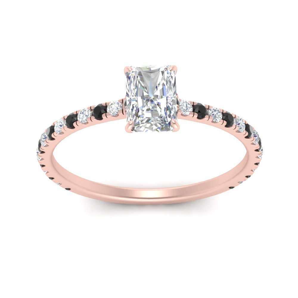 three-fourth-under-halo-radiant-cut-engagement-ring-with-black-diamond-in-FD9168RARGBLACKANGLE3-NL-RG