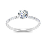 Load image into Gallery viewer, three-fourth-under-halo-round-cut-diamond-engagement-ring-in-FD9168RORANGLE3-NL-WG
