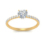 Load image into Gallery viewer, three-fourth-under-halo-round-cut-diamond-engagement-ring-in-FD9168RORANGLE3-NL-YG
