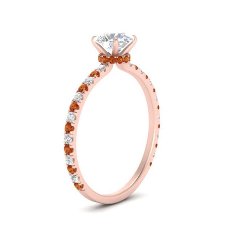 three-fourth-under-halo-round-cut-diamond-engagement-ring-with-orange-sapphire-in-FD9168RORGSAORANGLE3-NL-RG