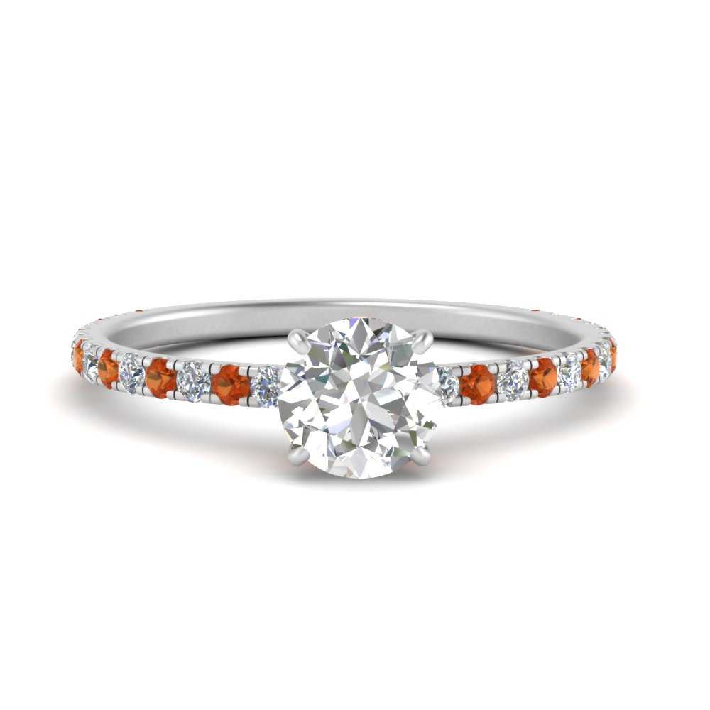 three-fourth-under-halo-round-cut-diamond-engagement-ring-with-orange-sapphire-in-FD9168RORGSAORANGLE3-NL-WG