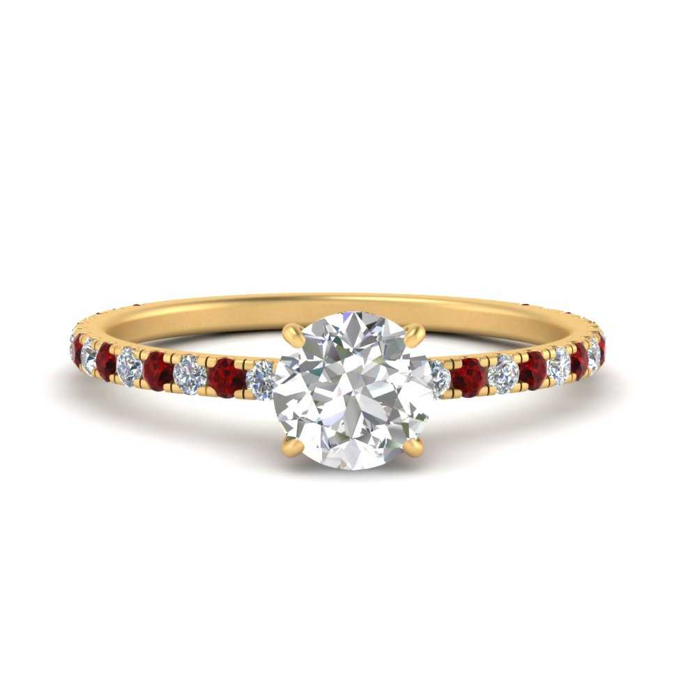 three-fourth-under-halo-round-cut-diamond-engagement-ring-with-ruby-in-FD9168RORGRUDRANGLE3-NL-YG