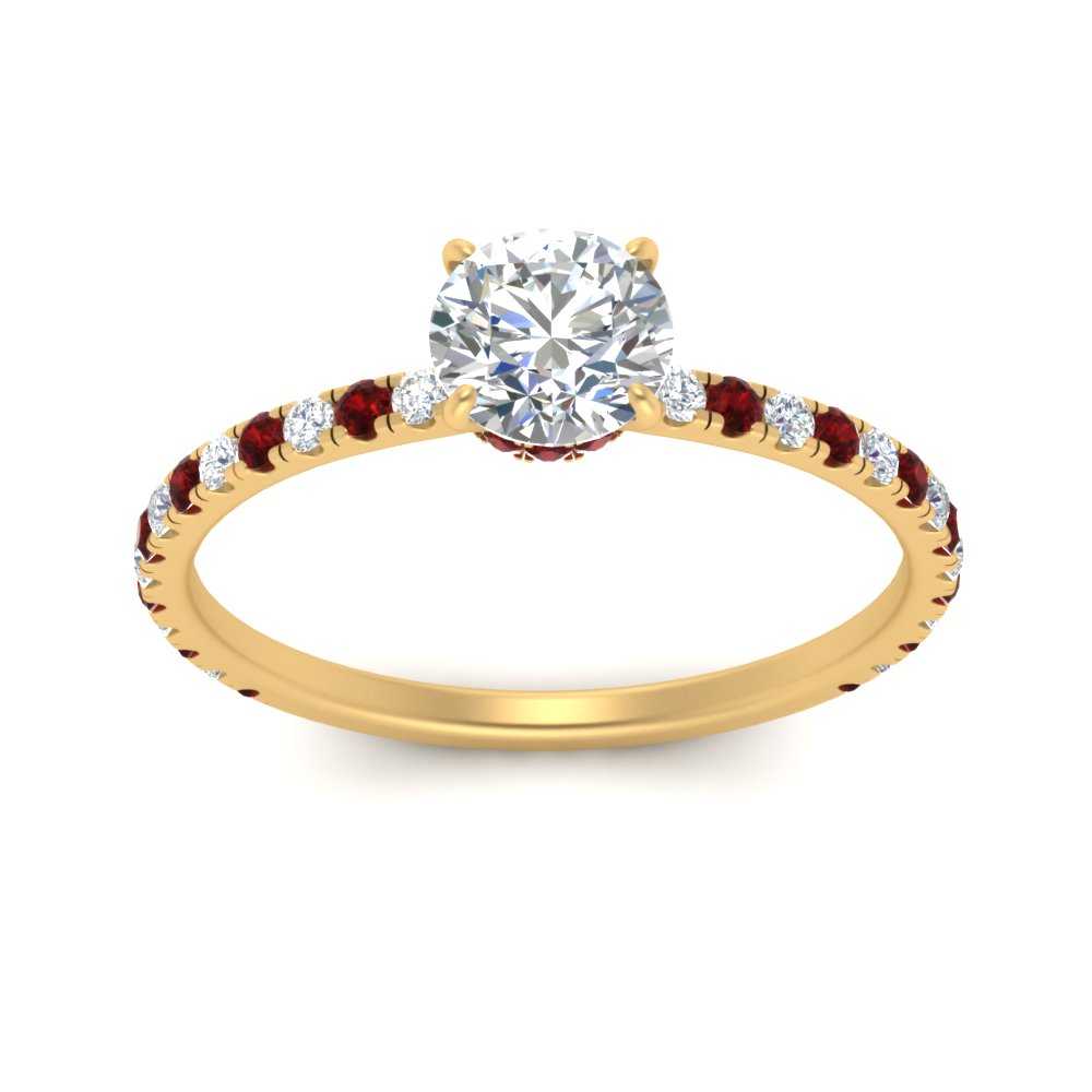three-fourth-under-halo-round-cut-diamond-engagement-ring-with-ruby-in-FD9168RORGRUDRANGLE3-NL-YG