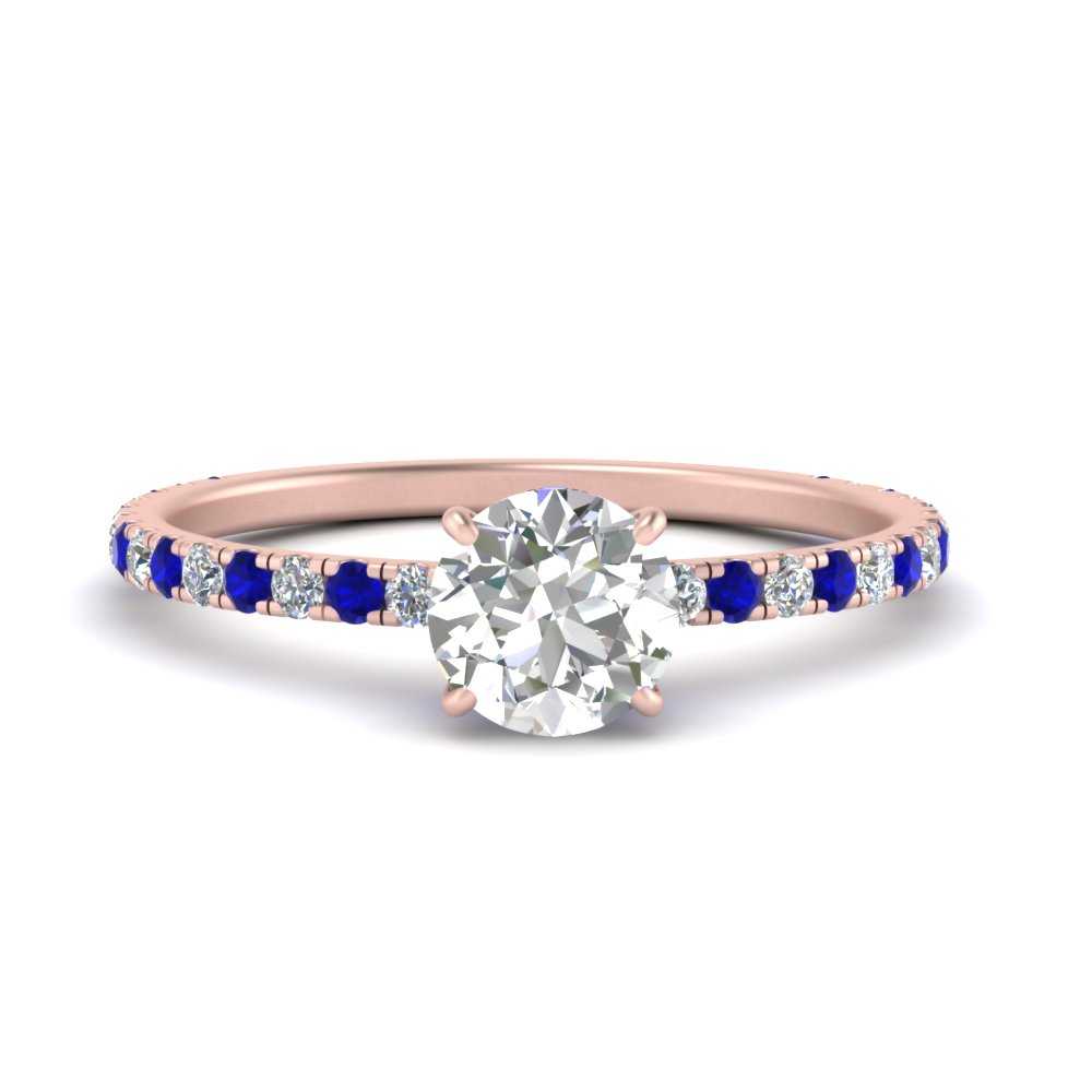 three-fourth-under-halo-round-cut-diamond-engagement-ring-with-sapphire-in-FD9168RORGSABLANGLE3-NL-RG