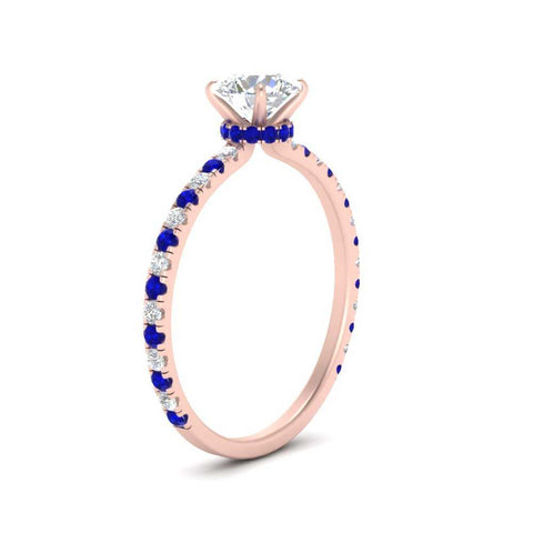 three-fourth-under-halo-round-cut-diamond-engagement-ring-with-sapphire-in-FD9168RORGSABLANGLE3-NL-RG