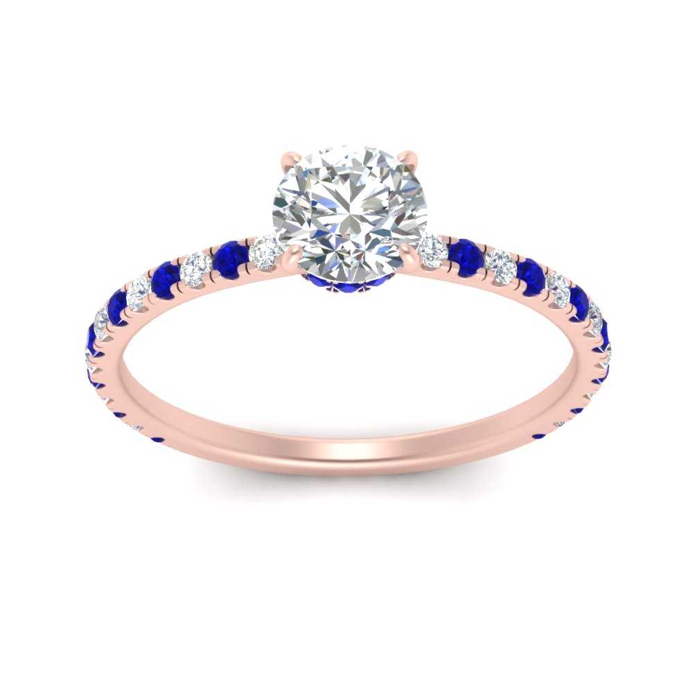 three-fourth-under-halo-round-cut-diamond-engagement-ring-with-sapphire-in-FD9168RORGSABLANGLE3-NL-RG