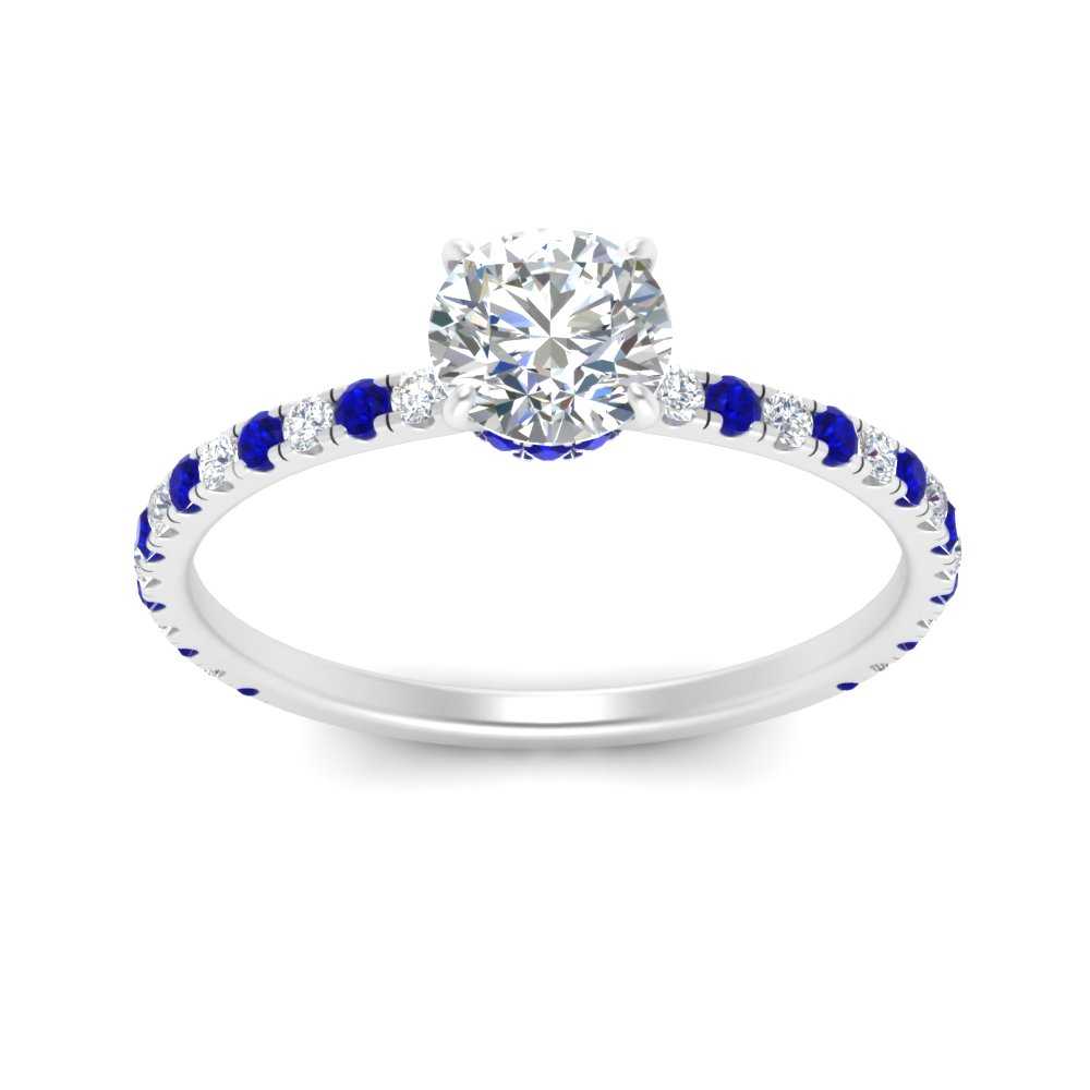 three-fourth-under-halo-round-cut-diamond-engagement-ring-with-sapphire-in-FD9168RORGSABLANGLE3-NL-WG