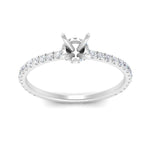 Load image into Gallery viewer, three-fourth-under-halo-semi-mount-diamond-engagement-ring-in-FD9168SMRANGLE3-NL-WG
