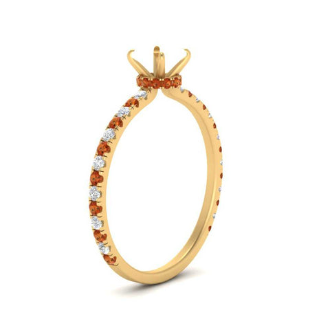 three-fourth-under-halo-semi-mount-diamond-engagement-ring-with-orange-sapphire-in-FD9168SMRGSAORANGLE3-NL-YG
