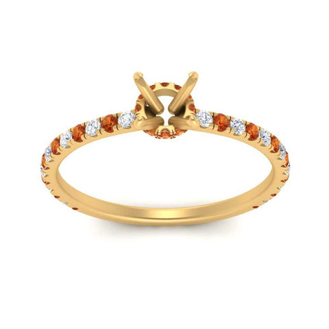 three-fourth-under-halo-semi-mount-diamond-engagement-ring-with-orange-sapphire-in-FD9168SMRGSAORANGLE3-NL-YG