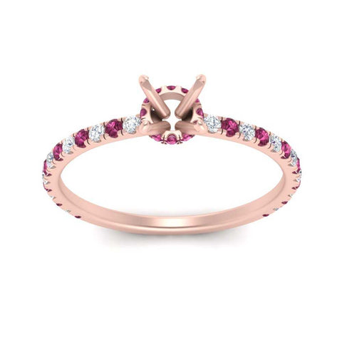 three-fourth-under-halo-semi-mount-diamond-engagement-ring-with-pink-sapphire-in-FD9168SMRGSADRPIANGLE3-NL-RG