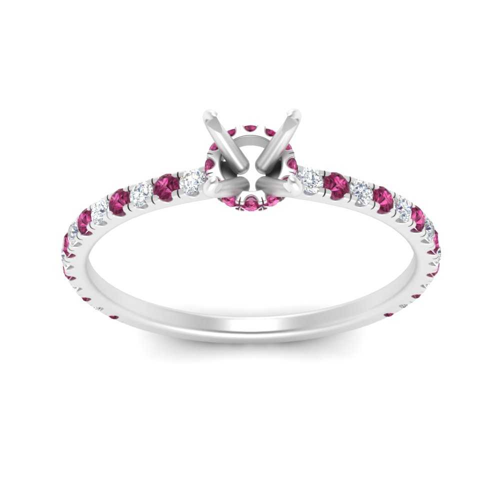 three-fourth-under-halo-semi-mount-diamond-engagement-ring-with-pink-sapphire-in-FD9168SMRGSADRPIANGLE3-NL-WG