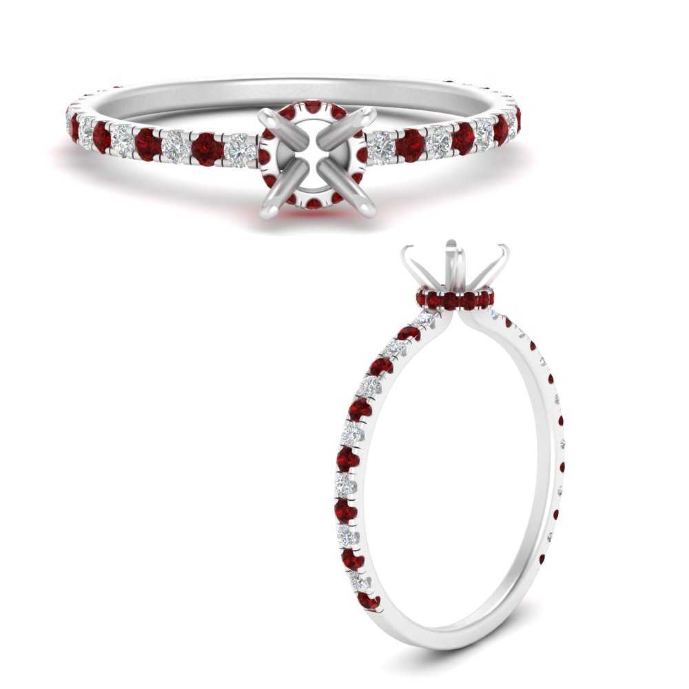 three-fourth-under-halo-semi-mount-diamond-engagement-ring-with-ruby-in-FD9168SMRGRUDRANGLE3-NL-WG