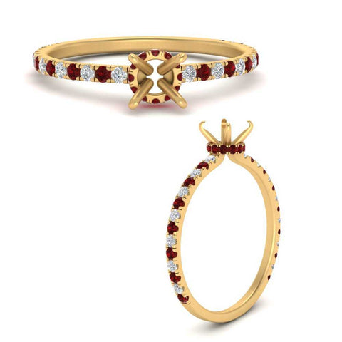 three-fourth-under-halo-semi-mount-diamond-engagement-ring-with-ruby-in-FD9168SMRGRUDRANGLE3-NL-YG
