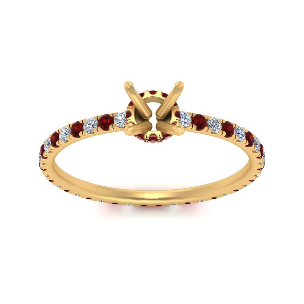 three-fourth-under-halo-semi-mount-diamond-engagement-ring-with-ruby-in-FD9168SMRGRUDRANGLE3-NL-YG