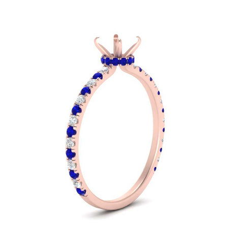 three-fourth-under-halo-semi-mount-diamond-engagement-ring-with-sapphire-in-FD9168SMRGSABLANGLE3-NL-RG