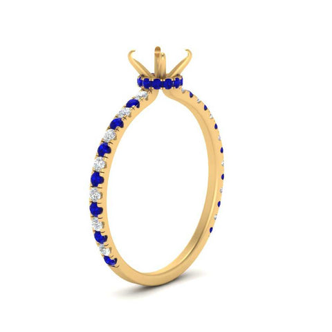 three-fourth-under-halo-semi-mount-diamond-engagement-ring-with-sapphire-in-FD9168SMRGSABLANGLE3-NL-YG