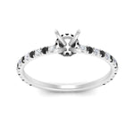 Load image into Gallery viewer, three-fourth-under-halo-semi-mount-engagement-ring-with-black-diamond-in-FD9168SMRGBLACKANGLE3-NL-WG

