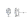 Load image into Gallery viewer, Diamond Pear Cut 3 Prong Earring