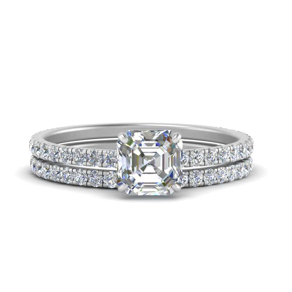 three-quarter-asscher-cut-diamond-gallery-bridal-ring-set-in-FD9168ASANGLE3-NL-WG
