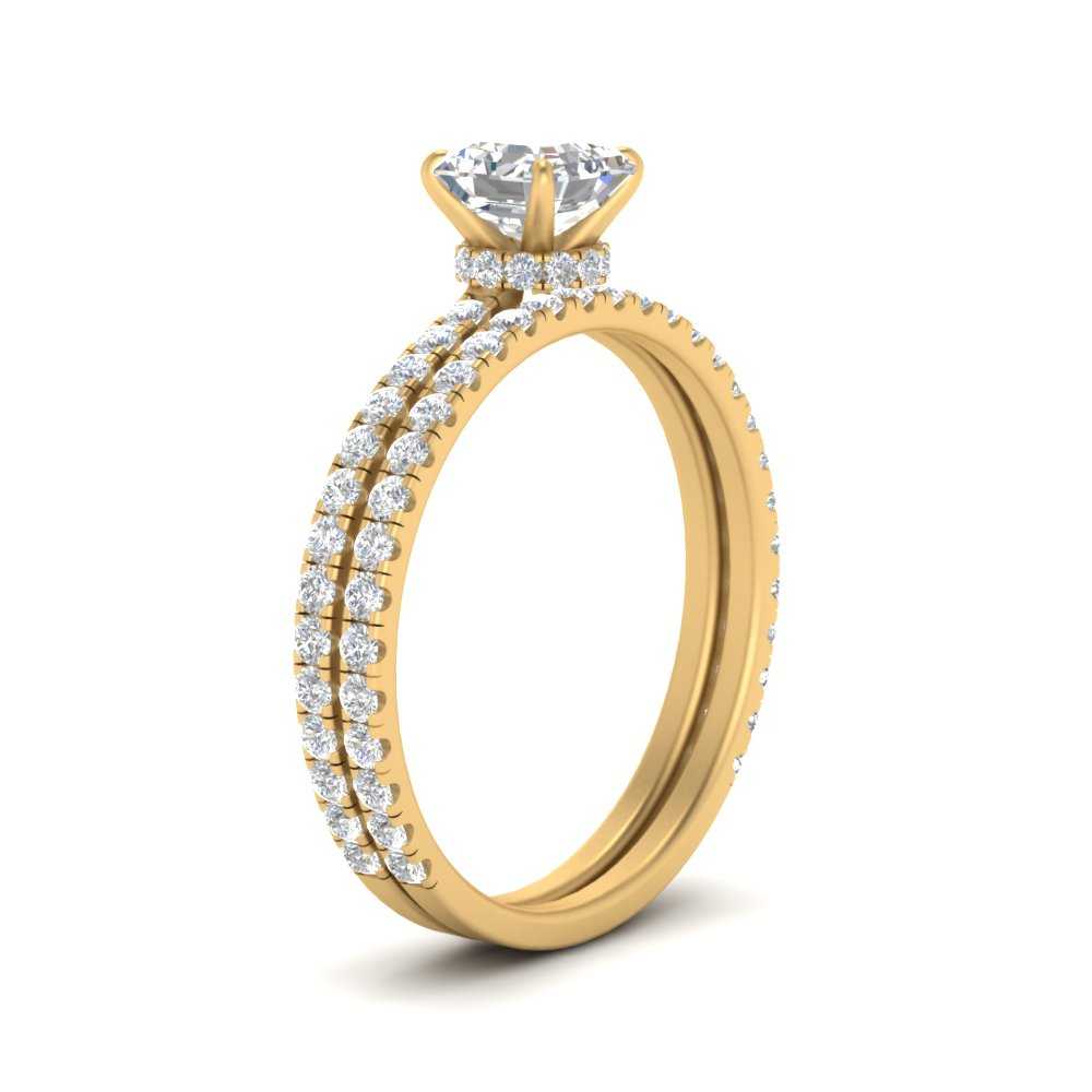 three-quarter-asscher-cut-diamond-gallery-bridal-ring-set-in-FD9168ASANGLE3-NL-YG