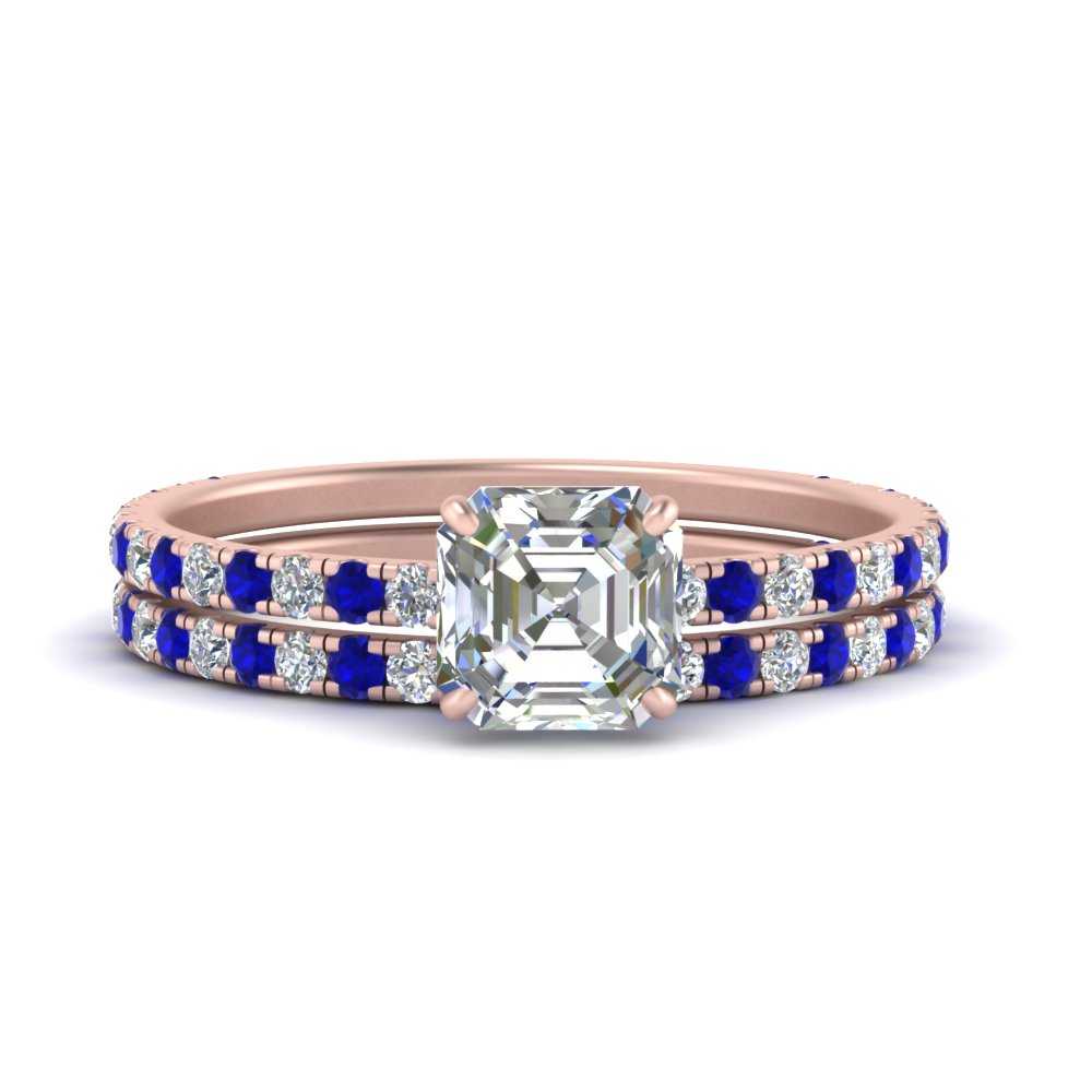 three-quarter-asscher-cut-diamond-gallery-bridal-ring-set-with-sapphire-in-FD9168ASGSABLANGLE3-NL-RG