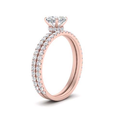 three-quarter-cushion-cut-diamond-gallery-bridal-ring-set-in-FD9168CUANGLE3-NL-RG