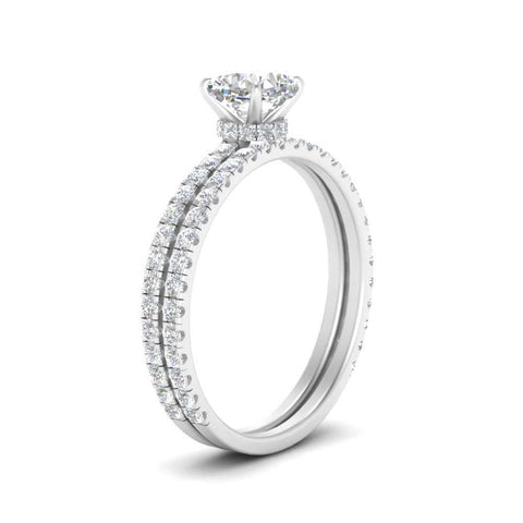 three-quarter-cushion-cut-diamond-gallery-bridal-ring-set-in-FD9168CUANGLE3-NL-WG