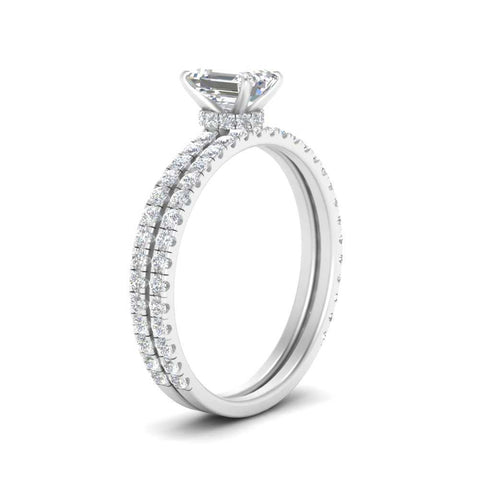 three-quarter-emerald-cut-diamond-gallery-bridal-ring-set-in-FD9168EMANGLE3-NL-WG