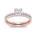 Load image into Gallery viewer, three-quarter-heart-shaped-diamond-gallery-bridal-ring-set-in-FD9168HTANGLE3-NL-RG