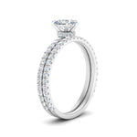 Load image into Gallery viewer, three-quarter-heart-shaped-diamond-gallery-bridal-ring-set-in-FD9168HTANGLE3-NL-WG
